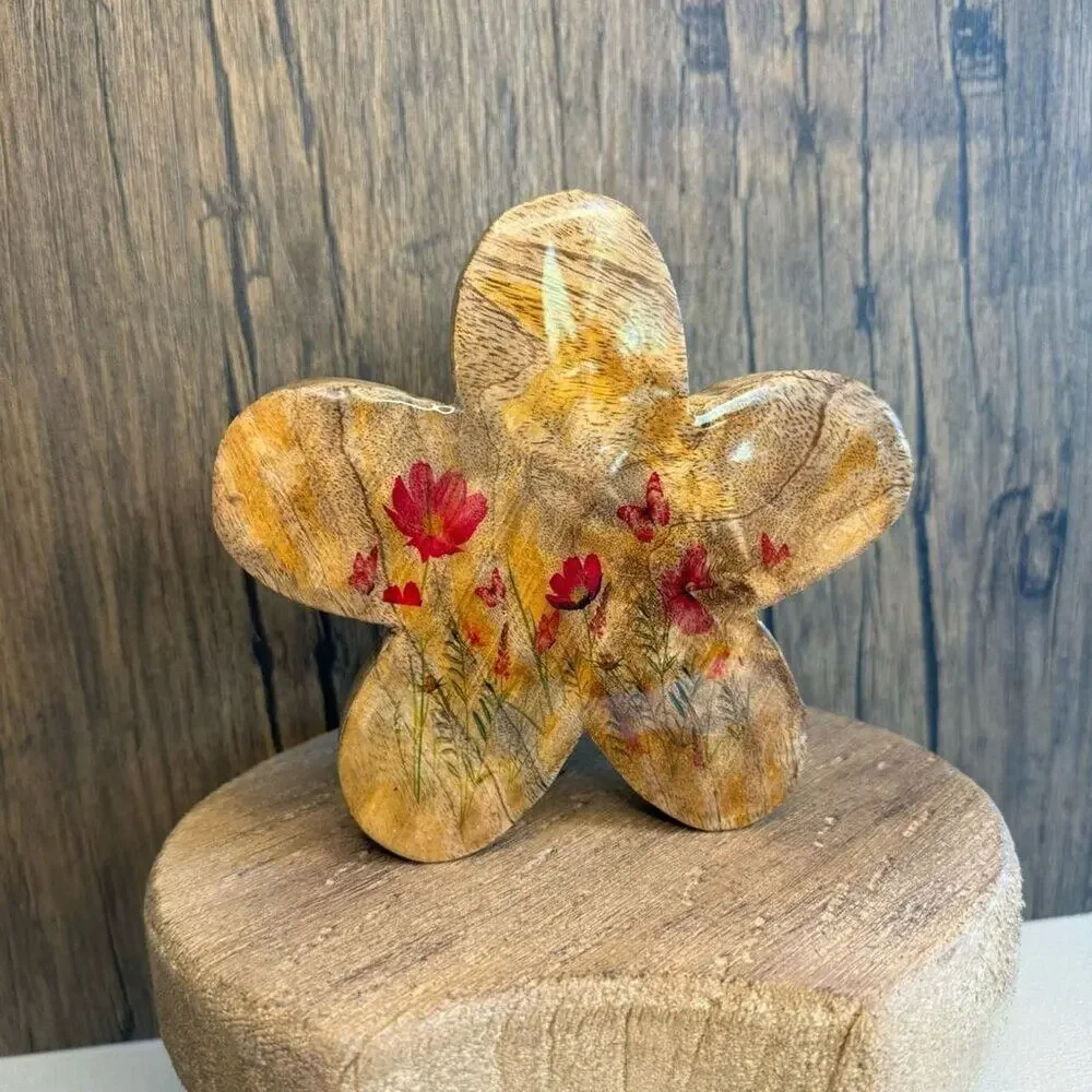 Copied - Home Decor Wood Flower Sitter Summer Home Decor NEW FAST SHIP - Picture 3 of 6